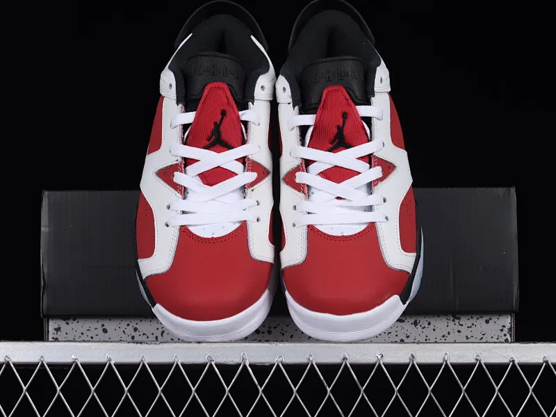 All Categories Air Jordan Jordan Series Basketball Shoes Air Jordan 6 Air Jordan 6 Retro "Carmine" AJ6 Joe 6 Rouge White Red Low-top Basketball Shoes CT8529-106